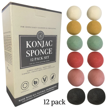 Konjac Sponges for Face and Body