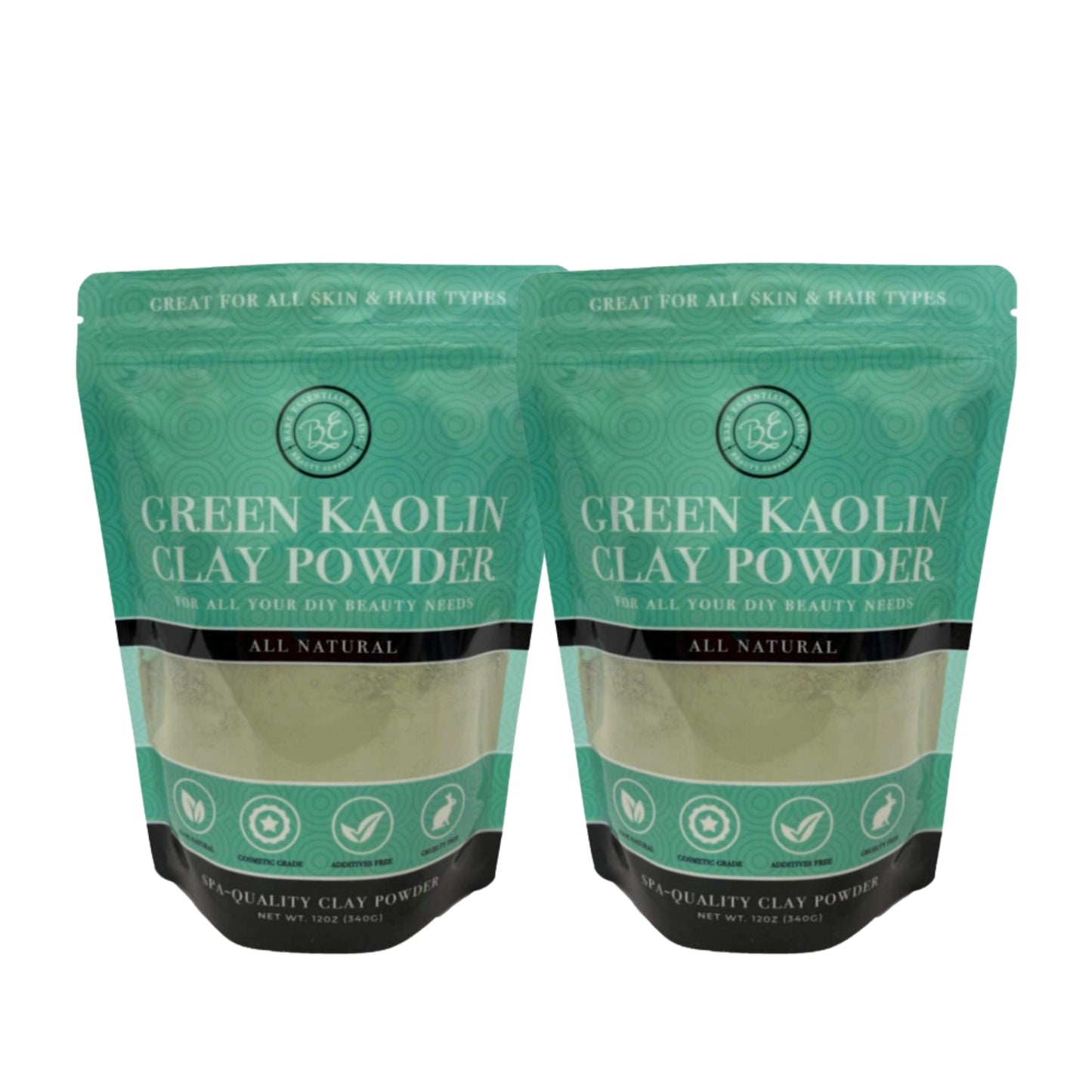 Fancy Kaolin Clay Powder- Pink, Green, & Purple