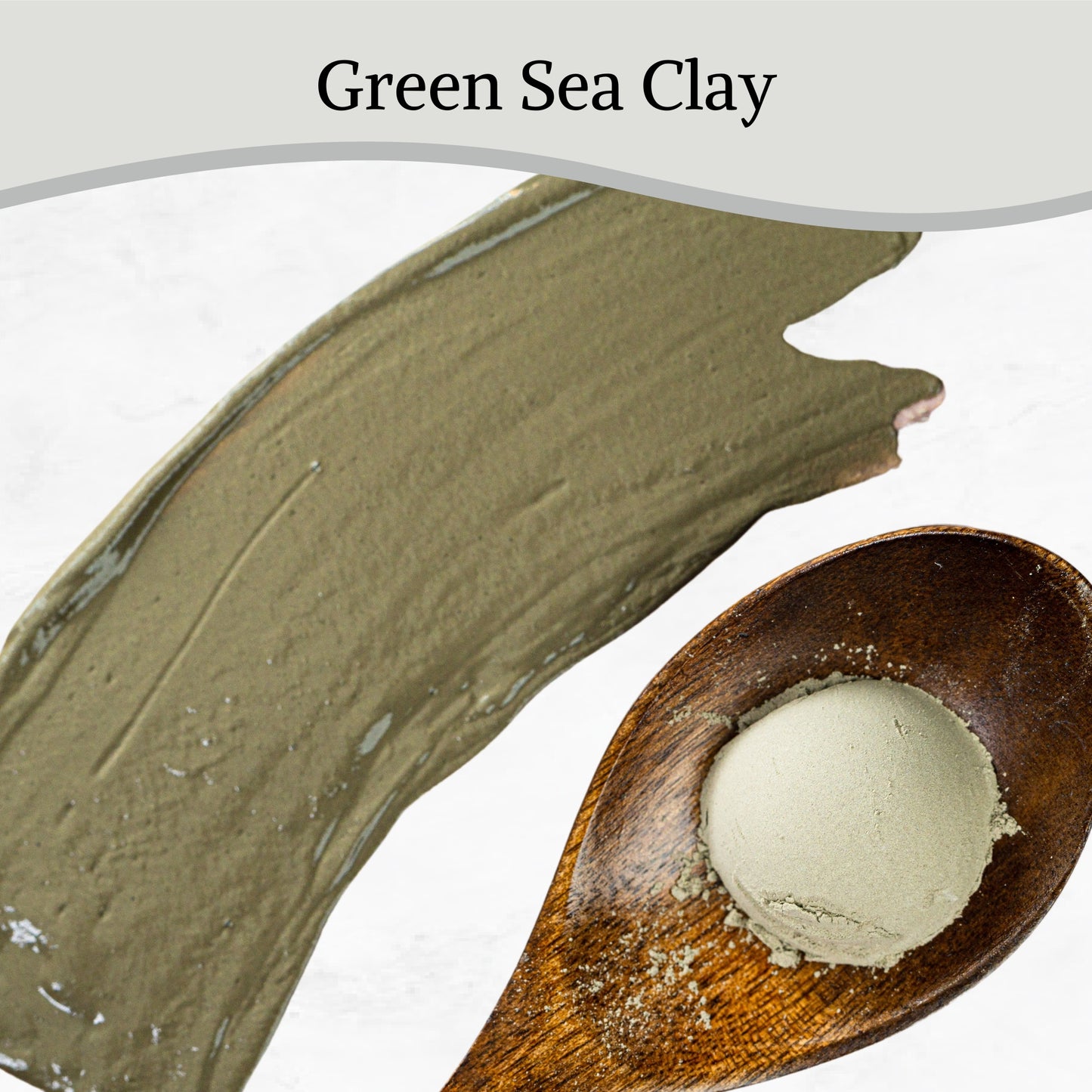 3 Pak Clay Powder Set- Bentonite, Green Sea, Rhassoul Clays