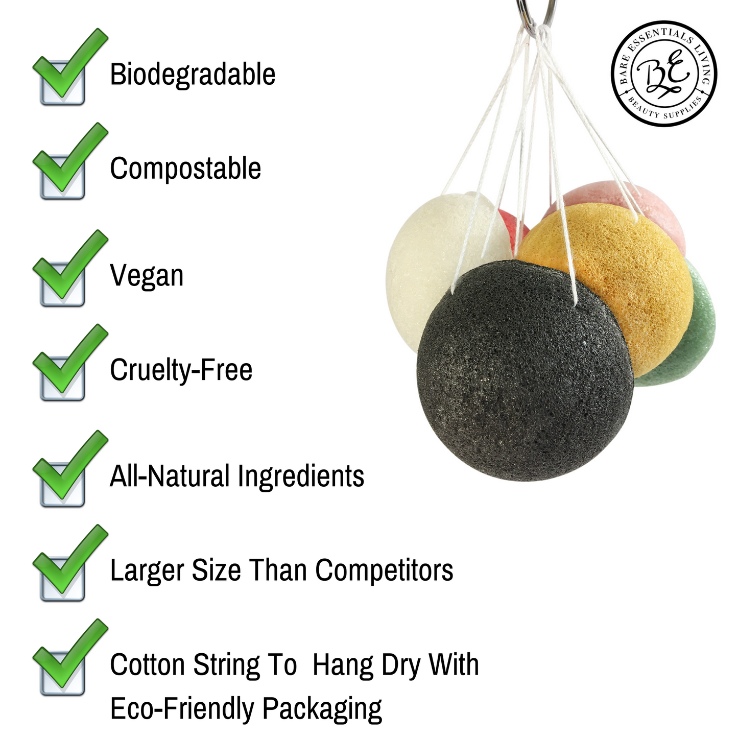 Konjac Sponges for Face and Body