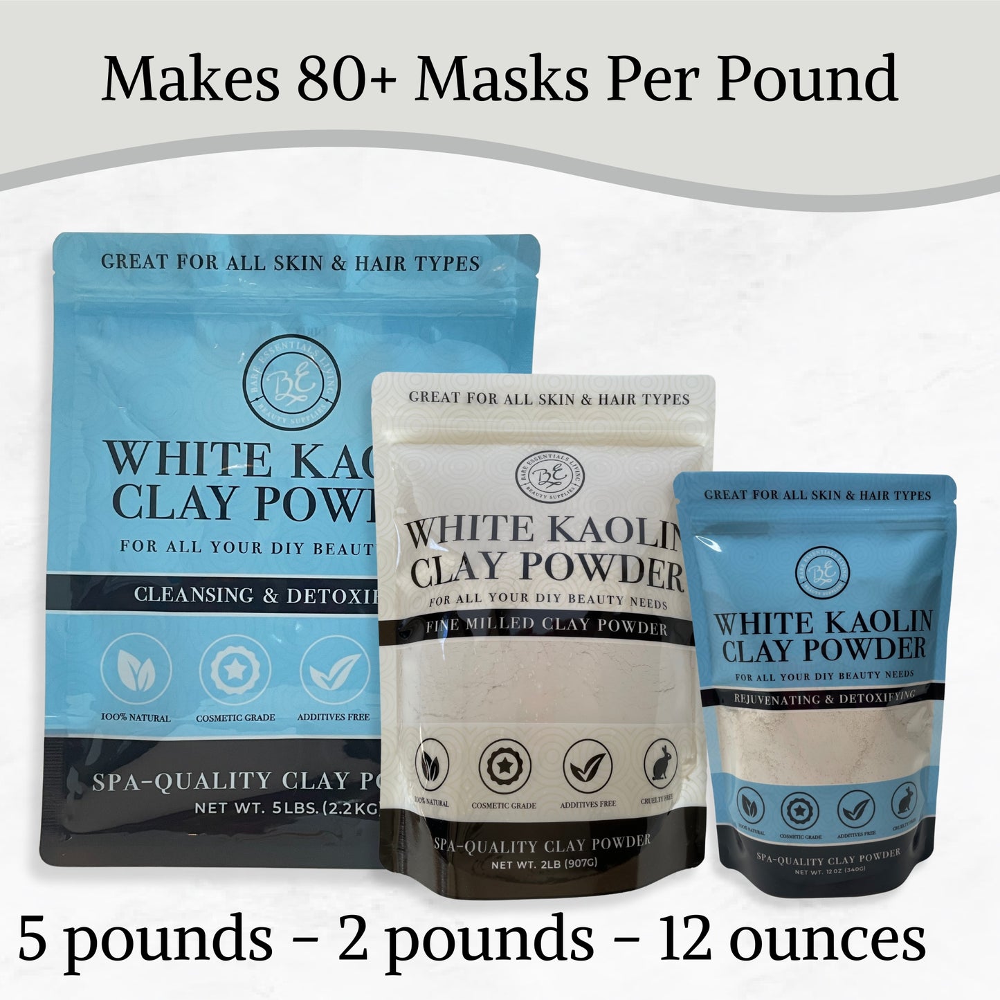 White Kaolin Clay Powder